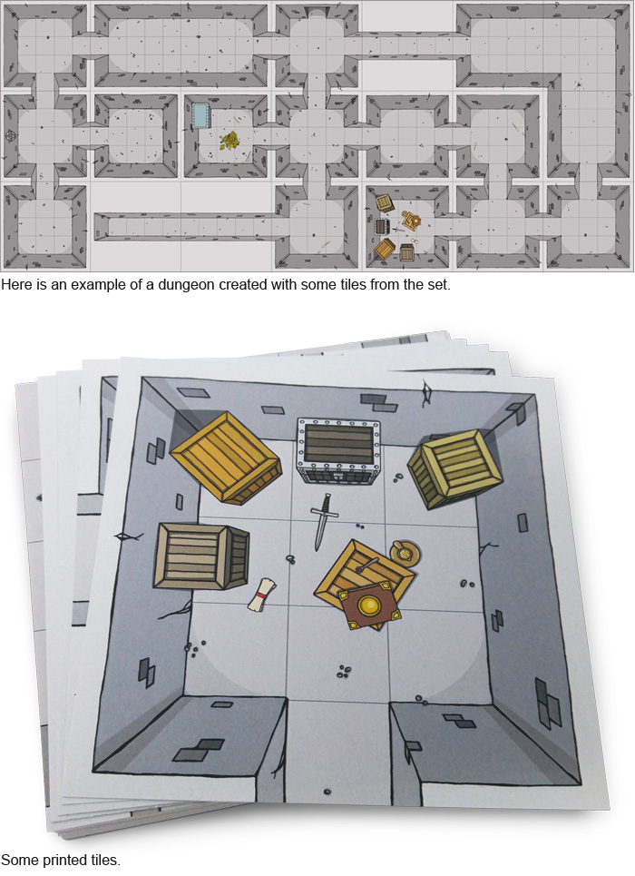 Dungeon Tiles Set 1 RPG Blacksmith